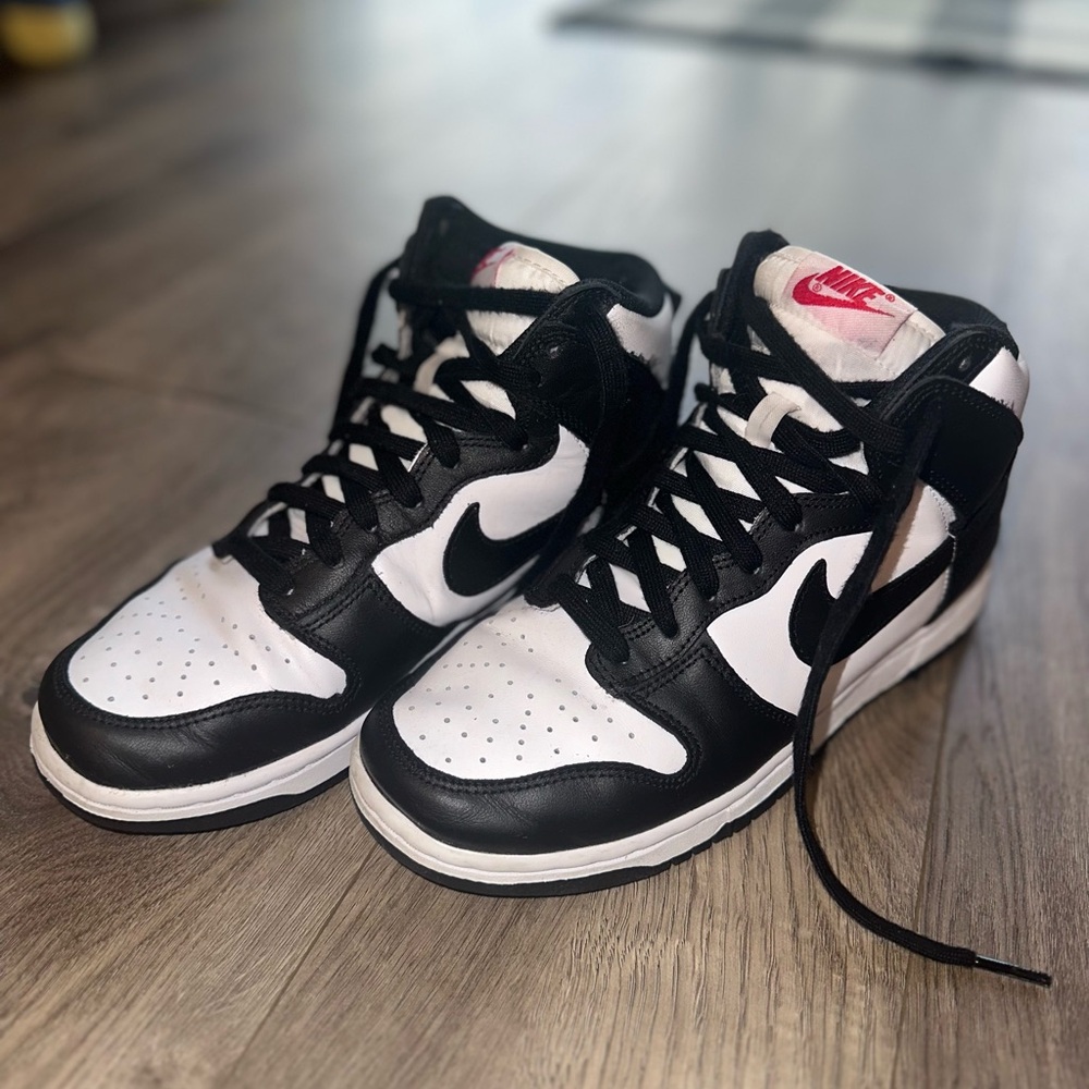High top Panda Dunks